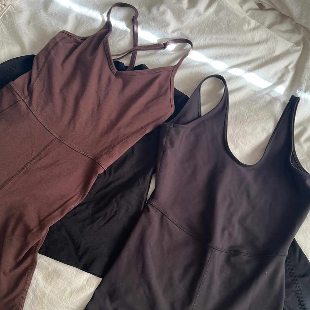 Two Old Navy Workout One Pieces/Body Suits
